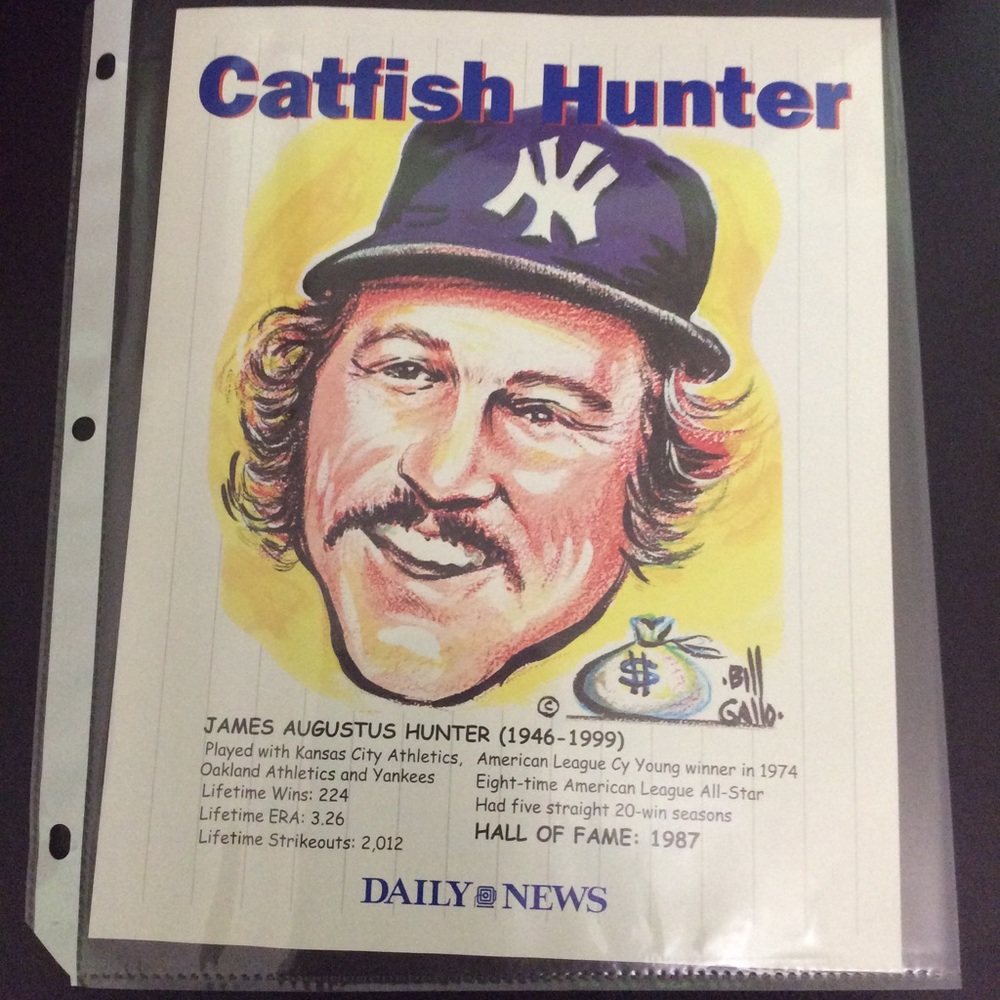 New York Yankees Daily News Catfish Hunter